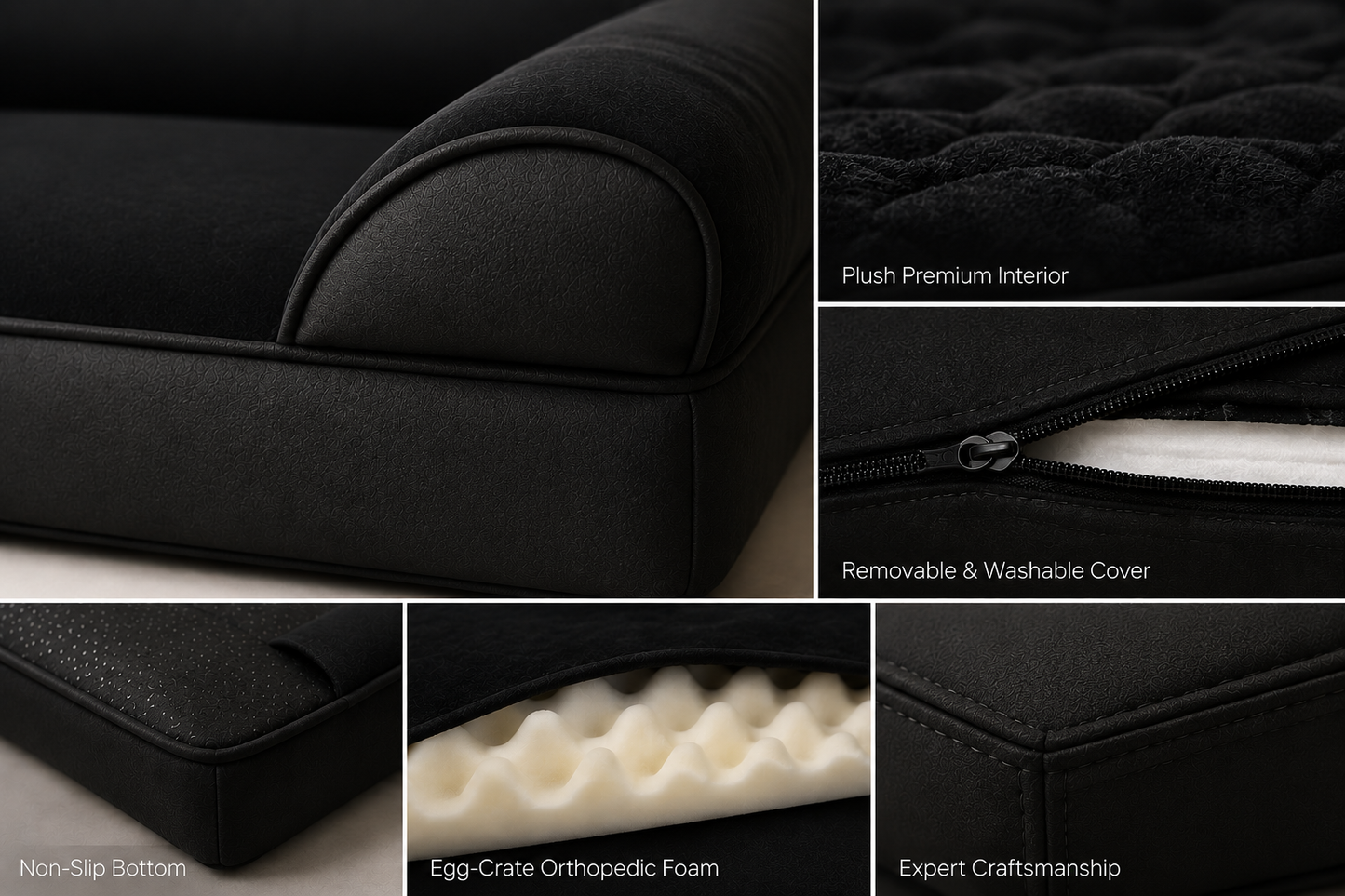 Premium Orthopedic Memory Foam Lounge Bed
